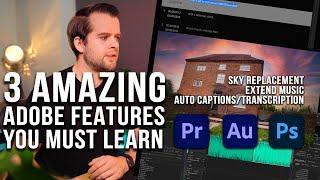 3 Amazing Adobe Features You Must See! Photoshop, Premiere Pro, and Audition