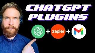 ChatGPT Zapier Plugins - How to Write A Email Draft (Gmail)