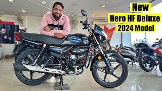 New Hero Hf Deluxe 2024 Model Launch With New Update Price Mileage New Features Full Review