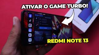 Como ativar o Game Turbo no Redmi Note 13