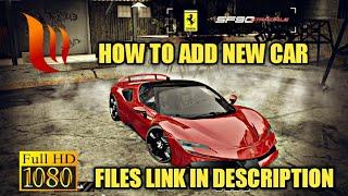 How to ADD New Cars in NFS Most Wanted With Binary Tool Tutorial And Gameplay