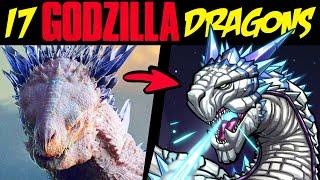 17 GODZILLA MONSTERS as DRAGONS (Lore & Speedpaint Compilation)