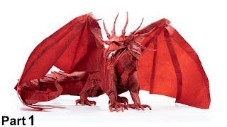 Origami Ancient Dragon (Satoshi Kamiya) part 1