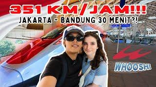 PACAR BULE NYOBAIN KERETA CEPAT JAKARTA - BANDUNG!