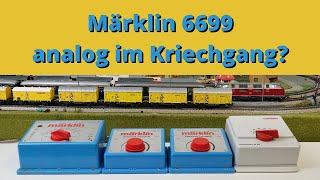 Märklin speed controller 6699 analog, drive slowly and fine speed control?