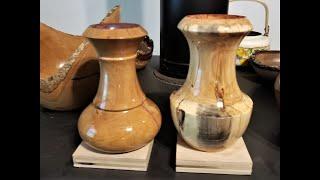 #183 Woodturning a Live Flower Vase