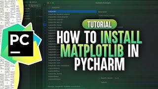 How To Install Matplotlib In PyCharm