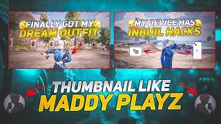 How To Create Viral Thumbnail Like @maddy-playz in android | Flakern GFX | Easy Way |