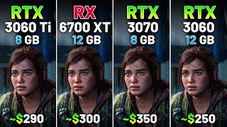 RTX 3060 Ti vs RX 6700 XT vs RTX 3070 vs RTX 3060 - Test in 12 Games in 2024