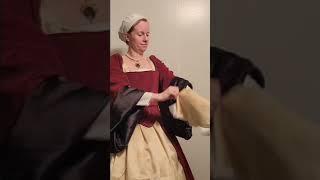 My First Front Lacing 16th Century Velvet Tudor Gown