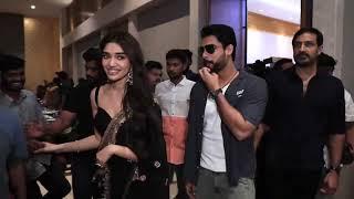 Hero Tovina Thomas And Heroine Krithi Shetty Entry @ ARM Pre Release Event | Shreyas Media