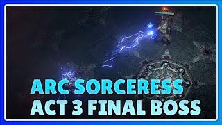 Act 3 Final Boss | Arc Sorceress Stormweaver | Path of Exile 2 | Doryani