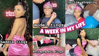 a productive week in my life (entrepreneur, instagram baddie, shopaholic) *me*