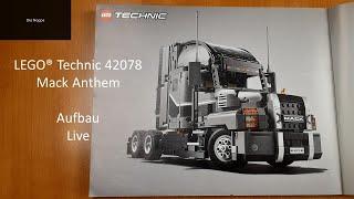 Live - Bauen mit "Die Noppe": LEGO® Technic 42078 Mack Anthem (Zugmaschine) Teil 1