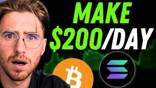 MAKE $200/day in Crypto Trading This ONE SIMPLE way!!!!