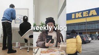 weekly vlog : self care, tufting rugs, ikea runs