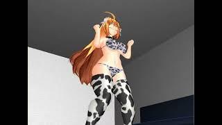 MMD Cow girl fart