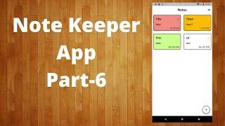 Flutter moor(drift) tutorial - Building NoteKeeper App from scrach | Saving Notes