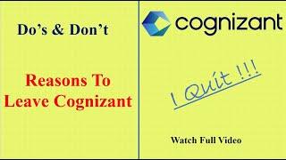 Why I Quit @cognizant | Eye-Opening Story | Watch Till End | My Experience | @rashmisinghcsr