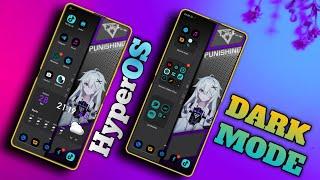 Dark Anime !! Tema HyperOs Terbaru Tembus Aplikasi | Dark Theme Eps.6