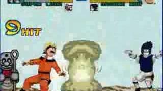 Stone Mario, Ghost Luigi Vs Naruto, Sasuke part 2