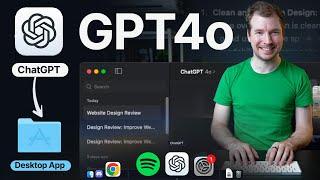 GPT4o and it's new ChatGPT Omni Desktop App for Web Design
