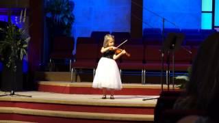 Beethoven Marmotte violin --- Christina Joy (5yr)