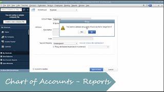 How do you customize your Profit and Loss using the Chart of Accounts in QuickBooks