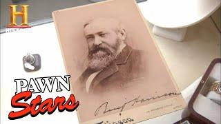 Pawn Stars: SHOCKING PRICE for Antique Presidential Portrait (Season 8) | History