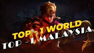 YIN TOP 1 OF THE WORLD AND MALAYSIA IN MOBILE LEGENDS | MLBB VICTORY IN 9 MINUTES