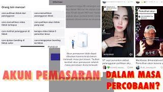 AKUN PEMASARAN DALAM MASA PERCOBAAN⁉️ TIKTOK AFFILIATE PEMULA WAJIB SIMAK ‼️PART 1