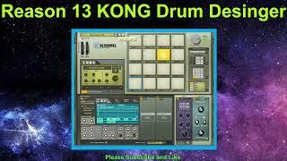 Reason 13 KONG Drum Desinger / Factory Sound / Reason Rack VST