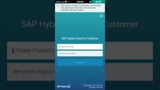 How to Install and login into SAP Hybris C4C mobile app