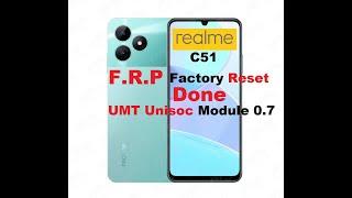 #Realme C51 (RMX3830) #F.R.P  Factory Reset Done By  #UMT Dongle Unisoc Module 0.7