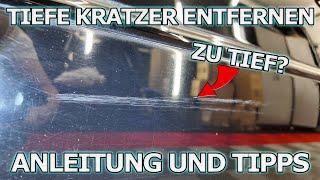 Bis ans Maximum! Streifschaden am BMW E46 polieren! So polierst du tiefe Kratzer weg! Tipps