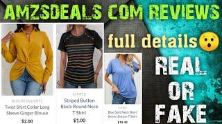 amzsdeals com reviews | amzsdeals com real or fake review | amzsdeals clothing reviews