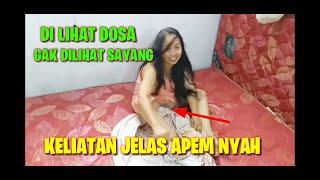 mamah muda sampe gak sadar apem nyah kebuka lebar