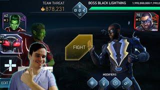 Easy Boss Black Lightning One Shot Team Injustice 2 Mobile