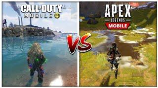Call Of Duty Mobile Vs Apex Legends Mobile - Battleroyale Comparison