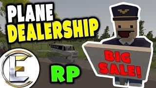 PLANE DEALERSHIP RP | BIG SALE ON ALL AIRCRAFT - Unturned RP ( Plane sales man )