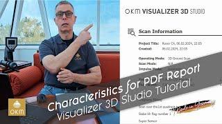 Visualizer 3D Studio Tutorial on Characteristics for PDF Report