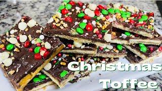 Christmas Crack | Christmas Crack Toffee | Saltine Cracker Toffee | Christmas Candy