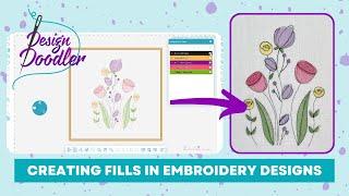 Creating Simple Fills in Embroidery Designs - Design Doodler Tutorial