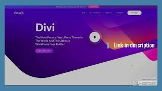 I will be your divi expert with divi theme and builder