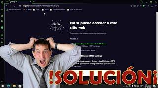 COMO SOLUCIONAR EL ERROR «No se puede acceder a este sitio web» / SOLUCION DEFINITIVA Y RAPIDA