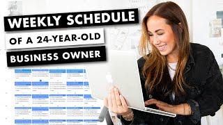 My Weekly Schedule & Routine | Blogging Tips from a 6-Figure Blogger | By Sophia Lee Blogging