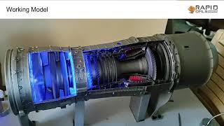 Working model of DRDO, GTRE Kaveri Engine manufactured through Metal 3D Printing