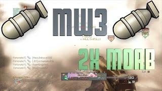 MW3- Insanely Fast MP7 DOUBLE MOAB On Mission
