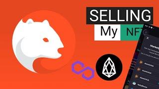 How To Sell NFT in Marketplace On Wombat play
