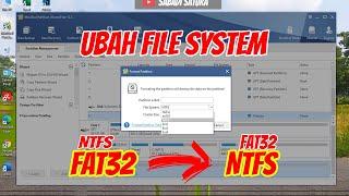Cara Format HDD dari exFAT /FAT32 ke NTFS (atau Sebaliknya) | How to Format Fat32 to Ntfs System